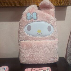 My Melody loungefly cardholder and backpack